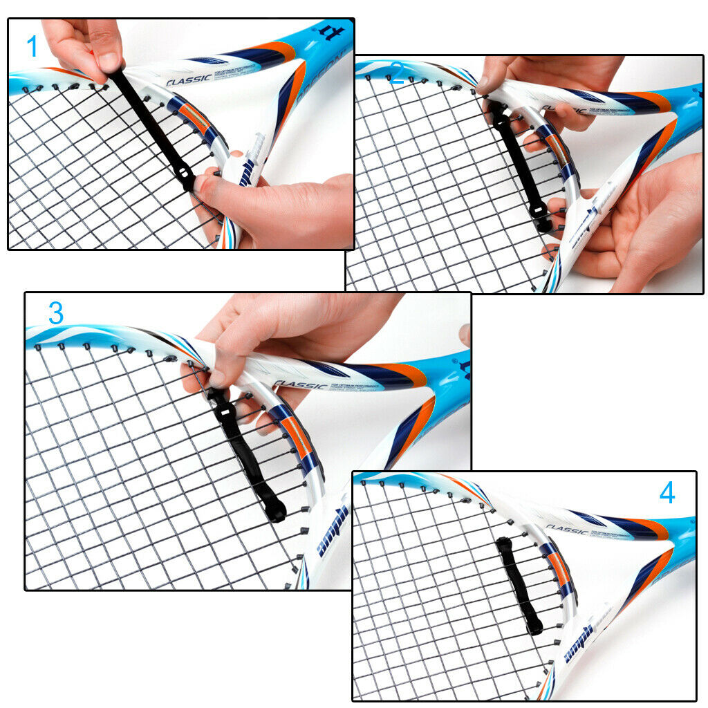Bulk 4 Durable Tennis/Squash Racket Shock Absorber, Vibration Reduction, Long