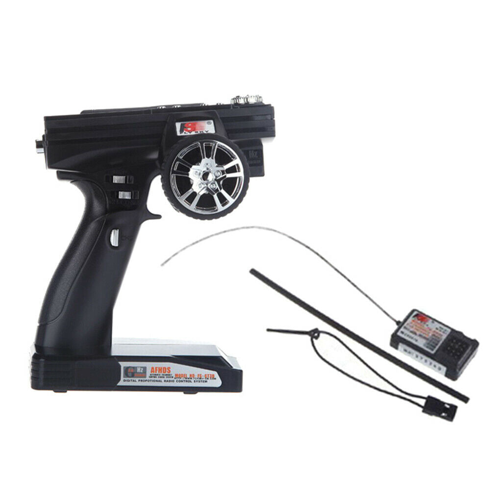 2.4G 3CH AFHDS FS-GT3B Radio Remote Transmitter w/ Receiver for 1/10 RC Car