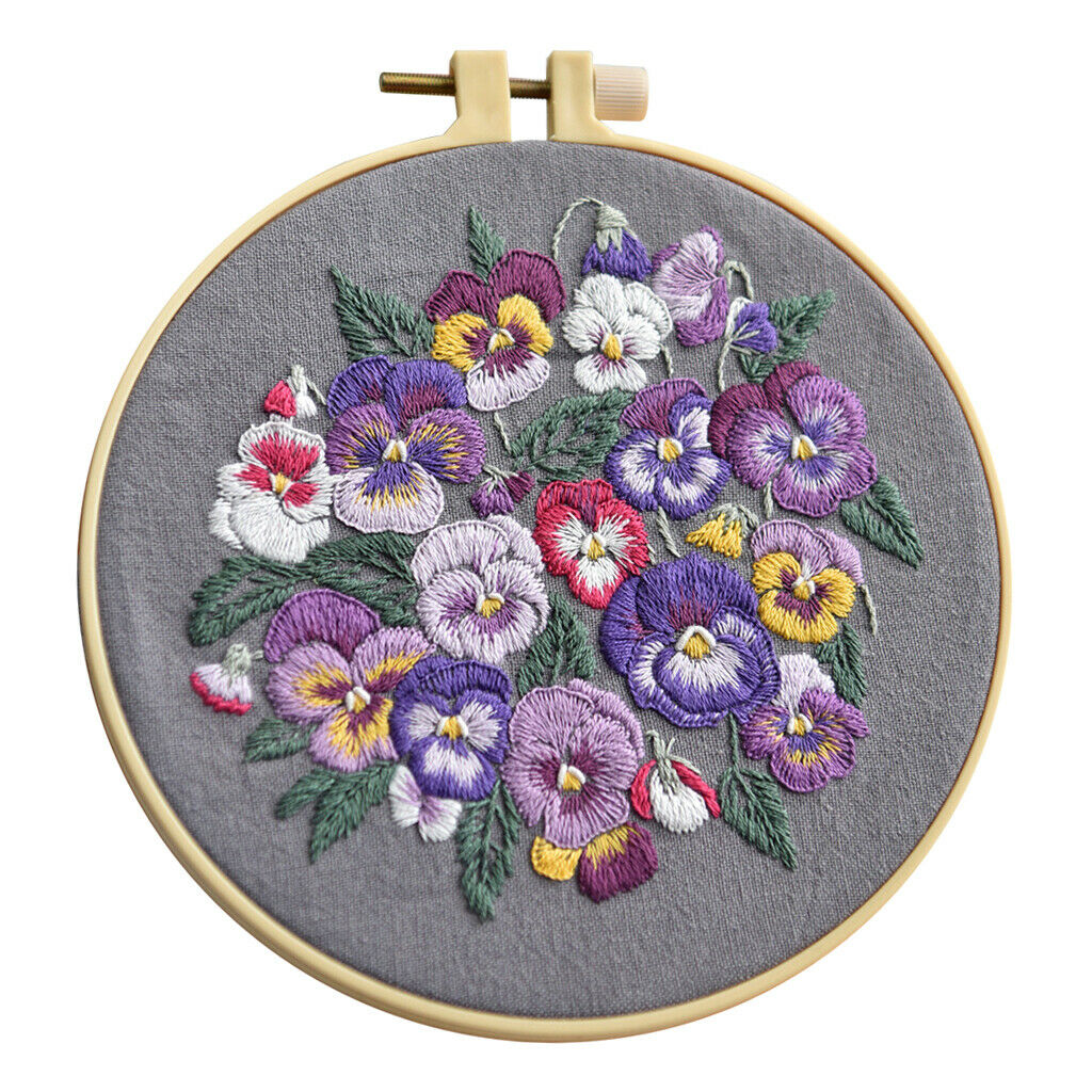 Premium Embroidery Craft Set Starter Home Handmade Fabric Art Sewing Kits