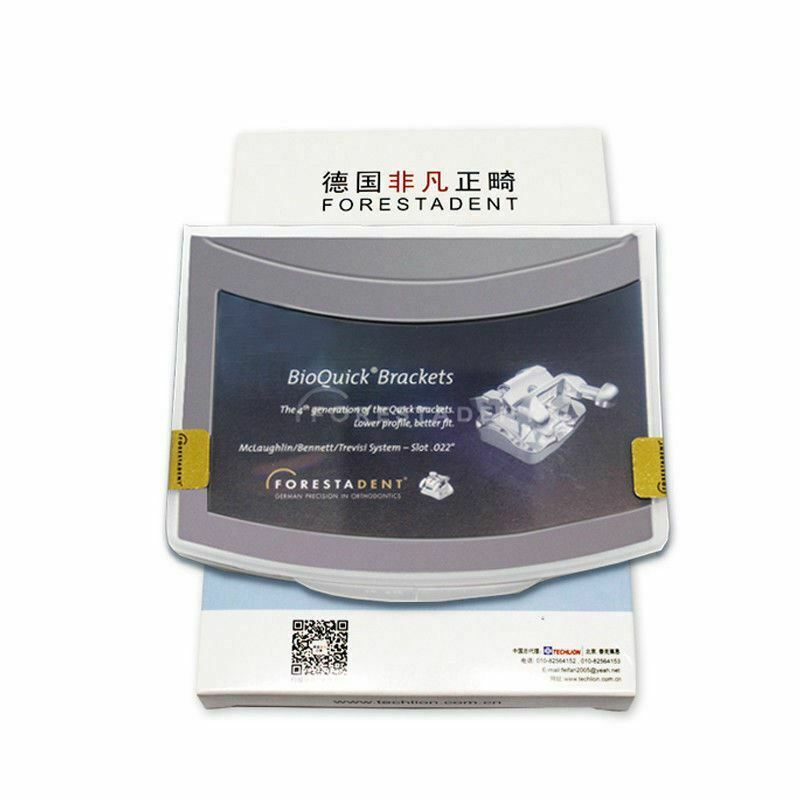 Forestadent BIOQuick Self Ligating Bracket .022 Kit Hooks on 3 Slot .022 Roth