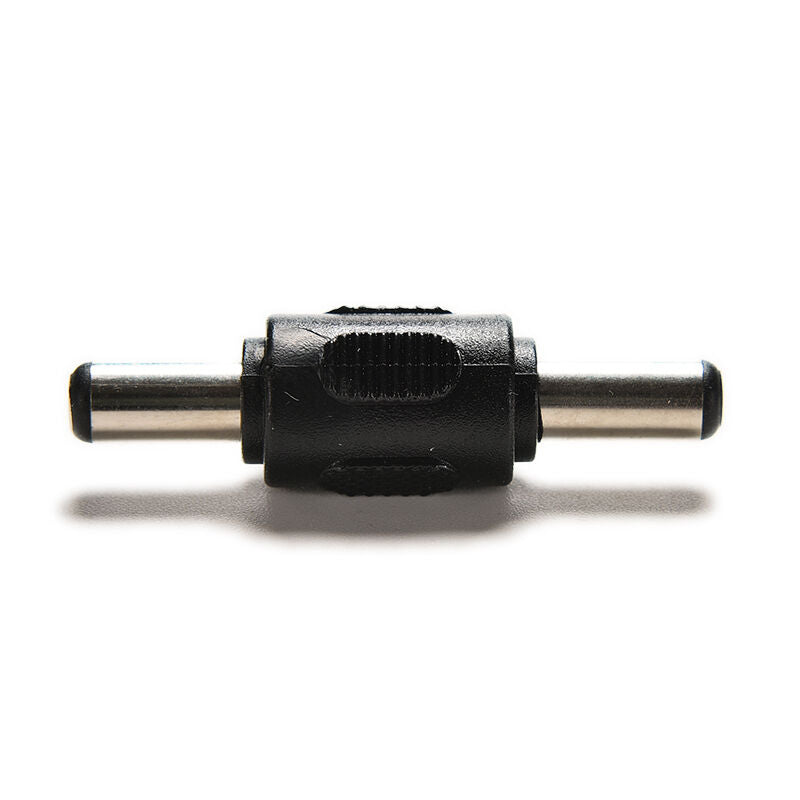 2X Both 5.5mm x 2.1mm Male CCTV DC Power Plug to Male Plug Adapter Connect.l8
