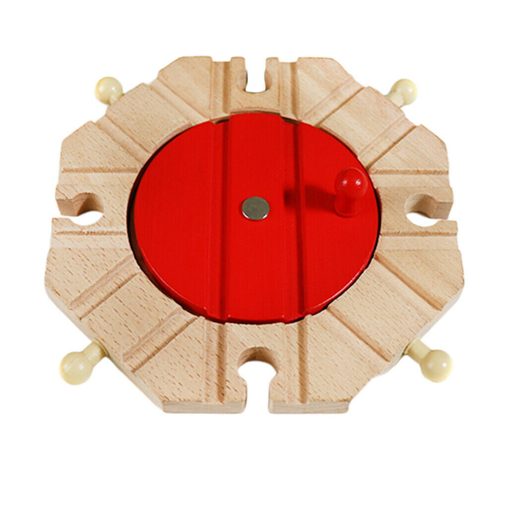 1x Train Track Turntable Accessories Building Play Toys for Kids Educational