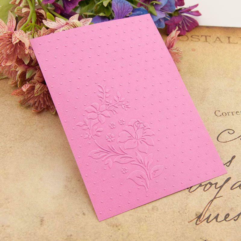 Plastic Embossing Folder Template DIY Scrapbook Photo Album Card Making Crafts