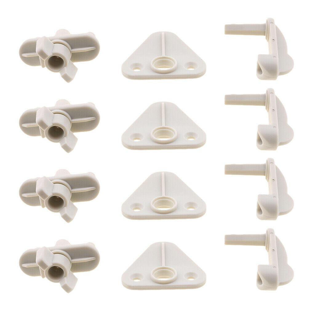 4x Pontoon Boat Gate Latch Replacement Door Latches - White