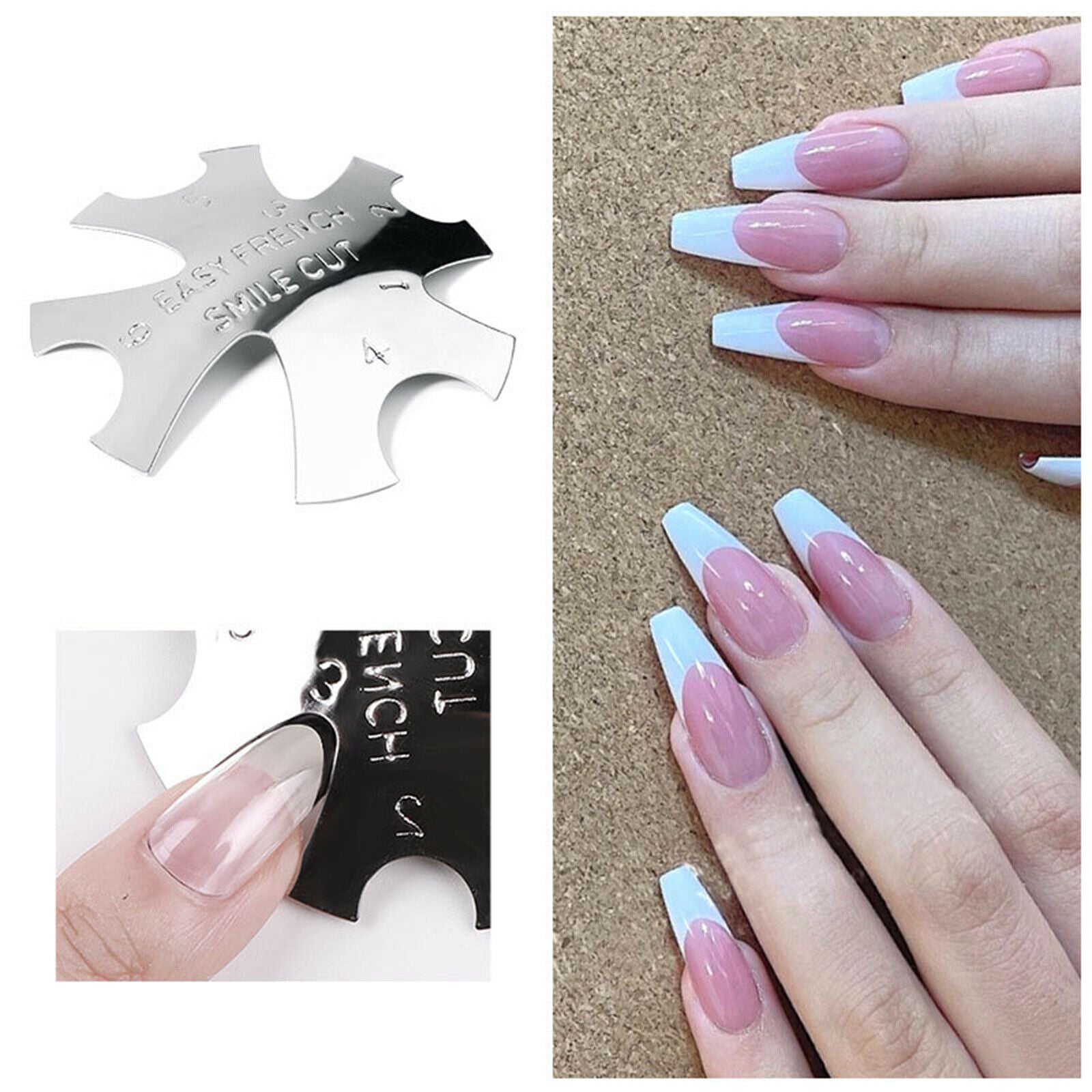8 Sizes Nail Gel Edge Trimmer Nail Cutter Nail Acrylic Tool with 8 Sizes