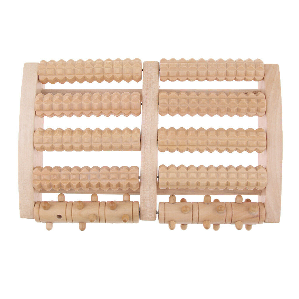 Wood Foot Massage Roller Feet Massager for Plantar Fasciitis Pain Fatigue