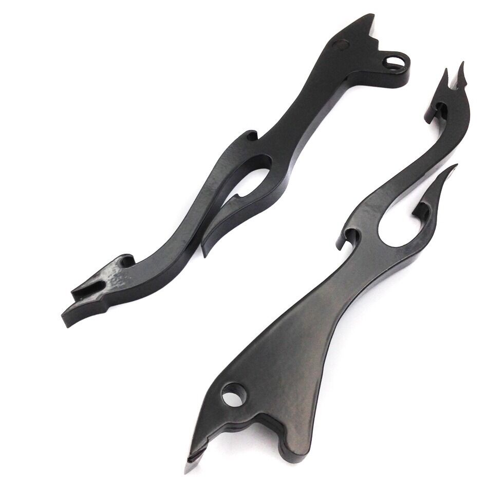 Black Brake Clutch Flame Hand Levers Fit for SUZUKI Boulevard S50 S83 C90