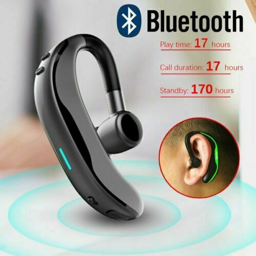 Bluetooth Headset Handsfree Wireless Earpiece Waterproof Earphone Stereo Earbuds