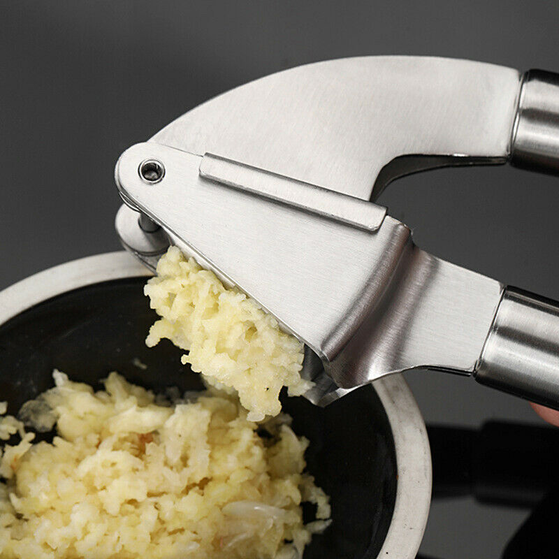 Manual garlic press household garlic crusher stainless steel food grade 304