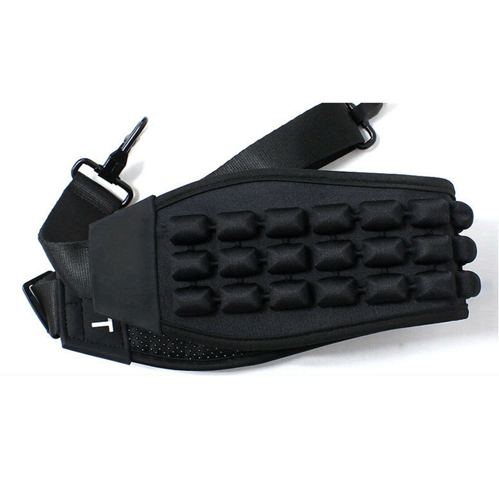 Golf Bag Single Shoulder Strap Massage Replacement Strap Universal Black