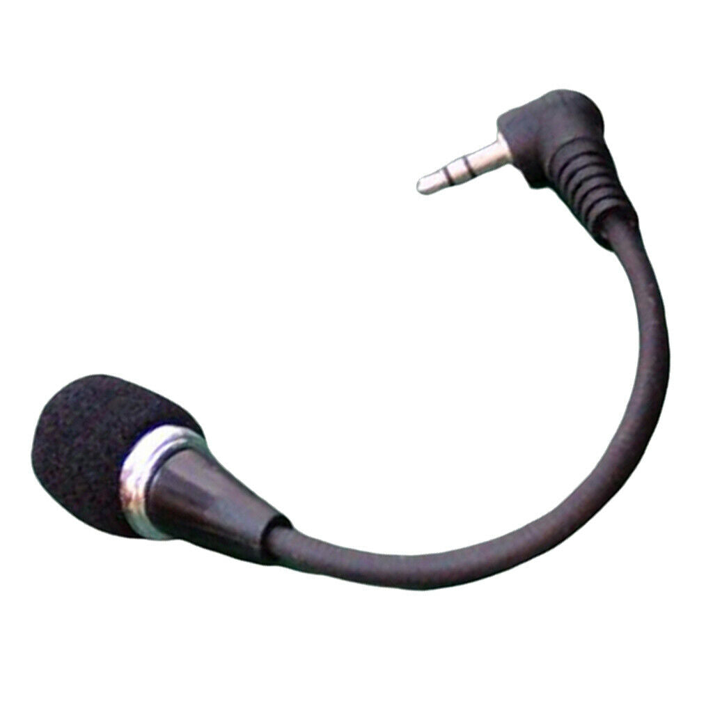 Mini 3.5mm Plug Microphone Mic for Cellphone Guitar EQ Pickup Recording Part