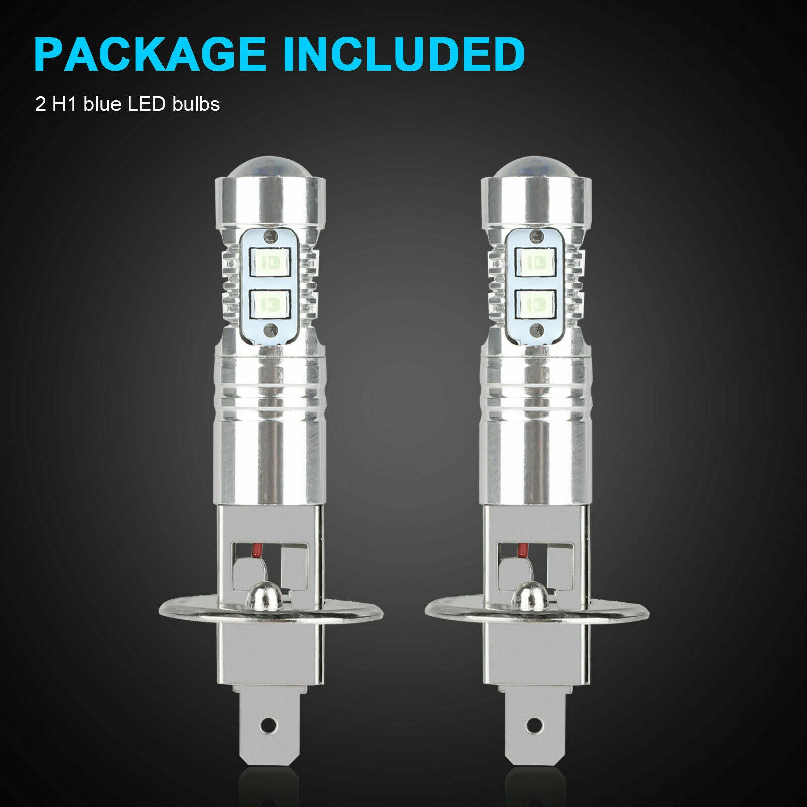 2X 8000K H1 100W HIGH POWER CREE SMD LED HEADLIGHT HIGH LOW BEAM FOG LIGHT BULBS