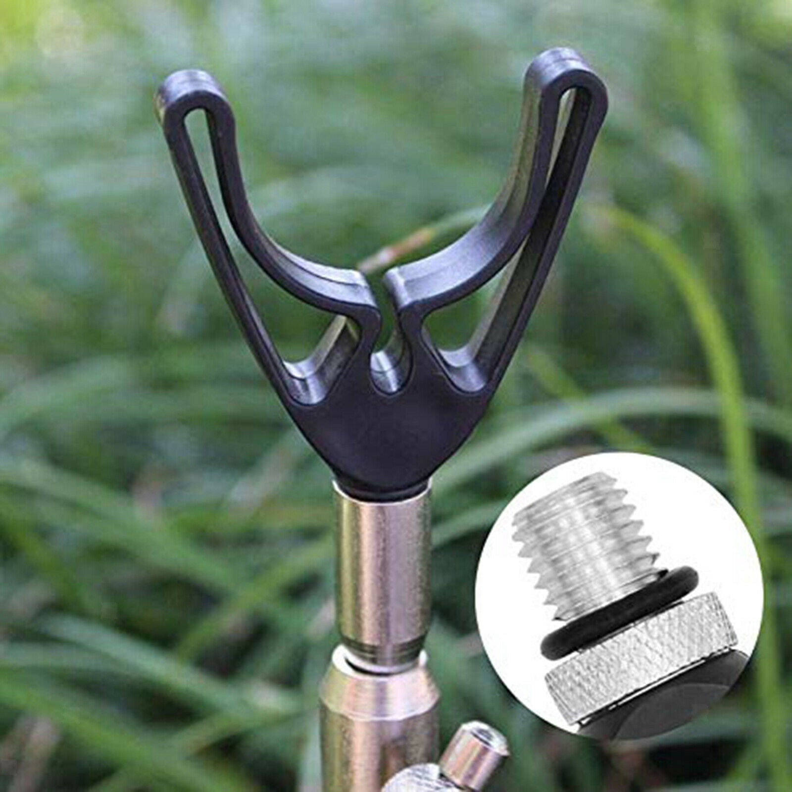 4x Fishing Rod Rests for All Rod  / Bank Sticks Carp Fishing Rod Rest