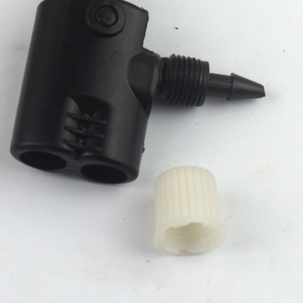 Pump Dual Head Schrader Adaptor Converter  Foot Pump Inflator Nozzle Part