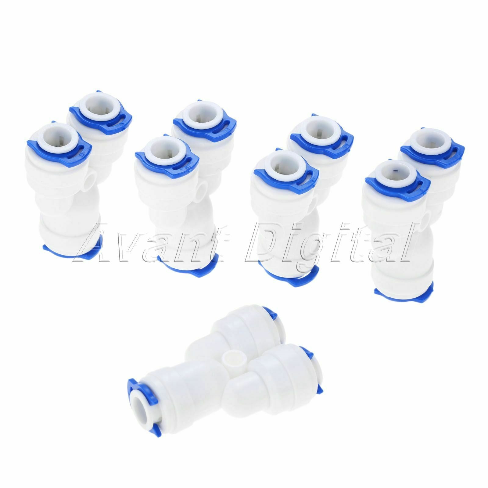 5x Plastic Water Purifier Filters Connector Y Type RO System Fortings Connection