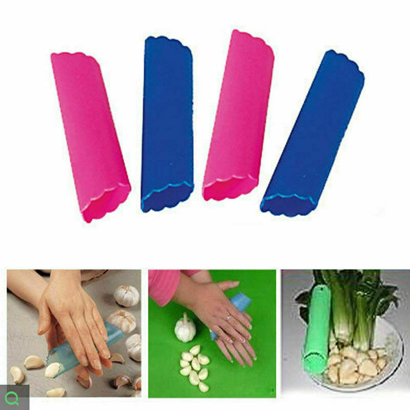 Silicone Garlic Slicer Chopper Peeler Press Crusher Kitchen Cooking Tool Home