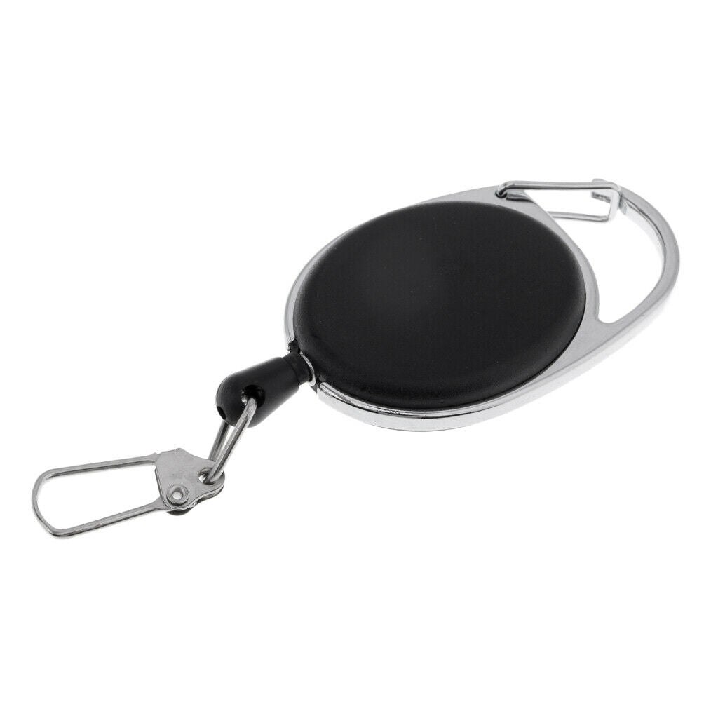 Key Chain Fly Fishing Retractable Clip Keychain Key Ring Pull Reel Key Chain