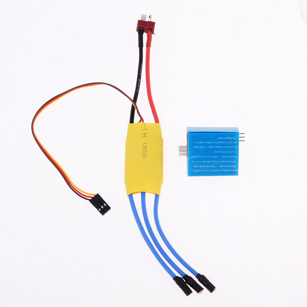 30A RC Brushless Speed Controller ESC + Servo Tester for RC Multicopter