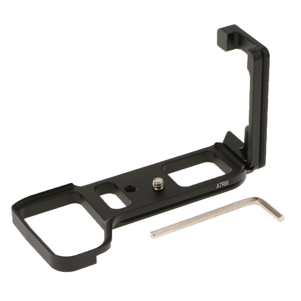 Vertical L Bracket Quick Release QR Plate Holder for Sony A7RIII A7III A9