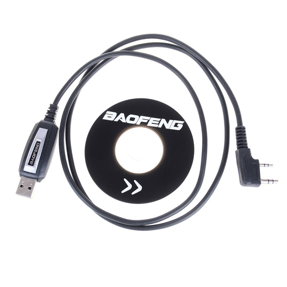 1Set USB 2Pin Programing Cable With Software CD For Baofeng UV-5R BF-888S.l8