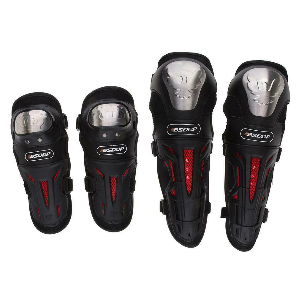 Black Outdoor Cycling Skateboard Elbow Knee Pads Safety Protective Gear