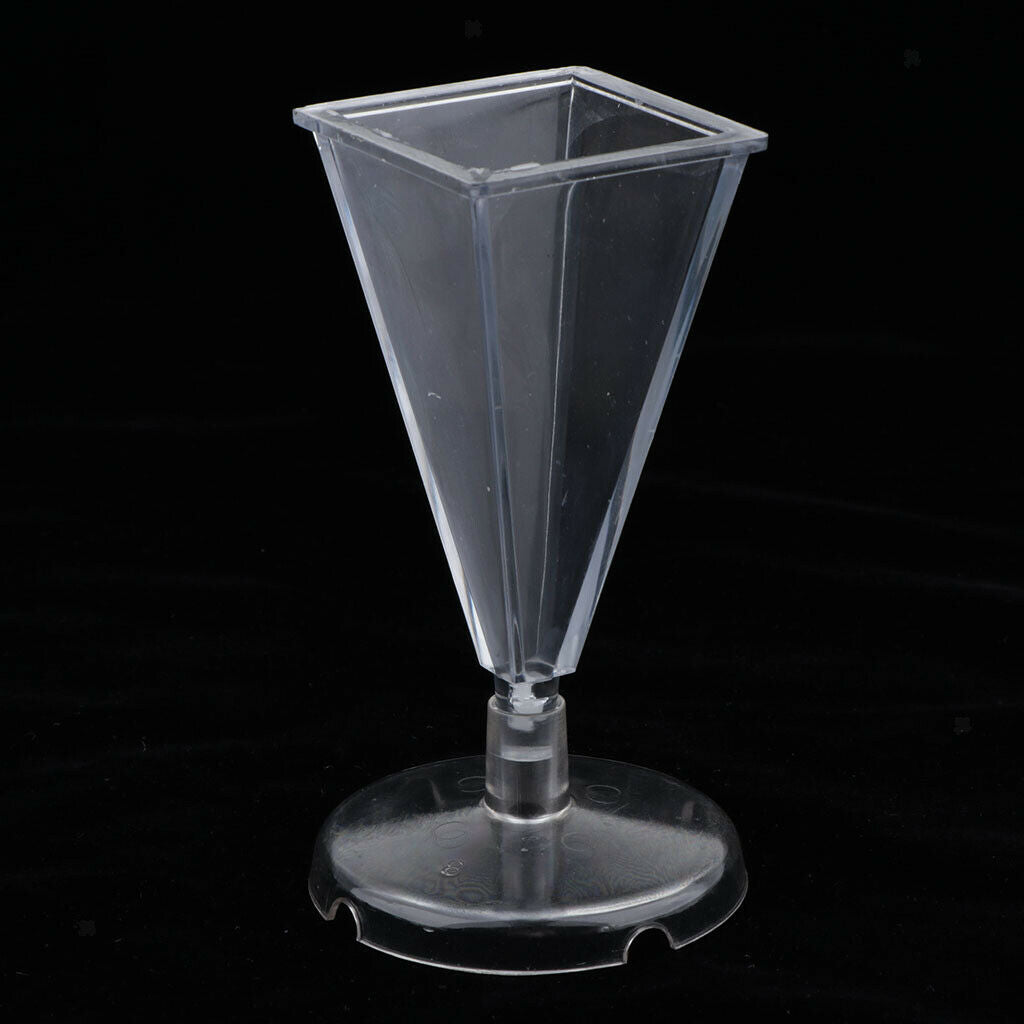 1 Piece Candle Mould Pyramid PC Plastic Material Handcraft DIY 5x5x10 cm