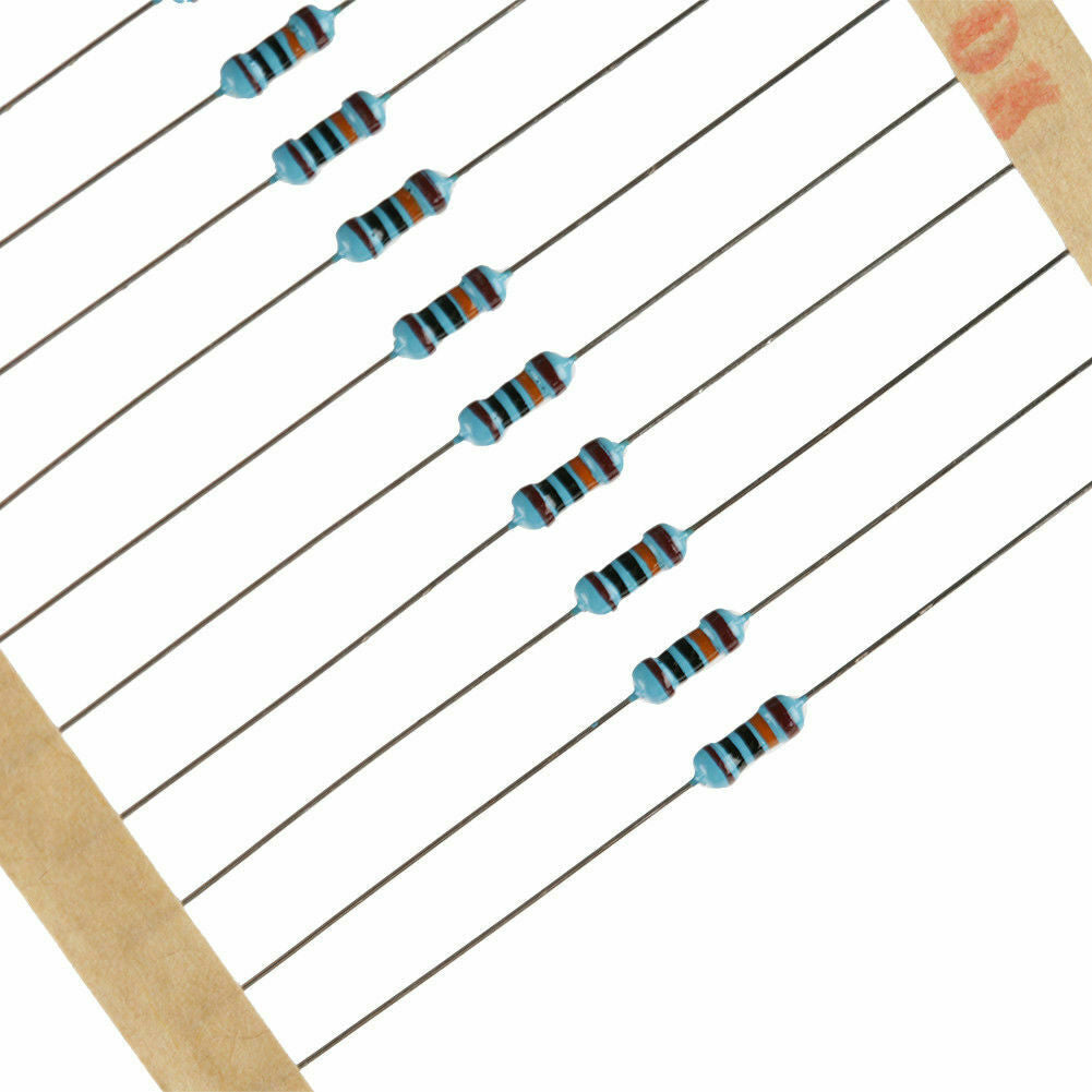 1/4W Metal Film Resistor Kit Assortment Set Labelled 1%Precision 73Value 1460Pcs