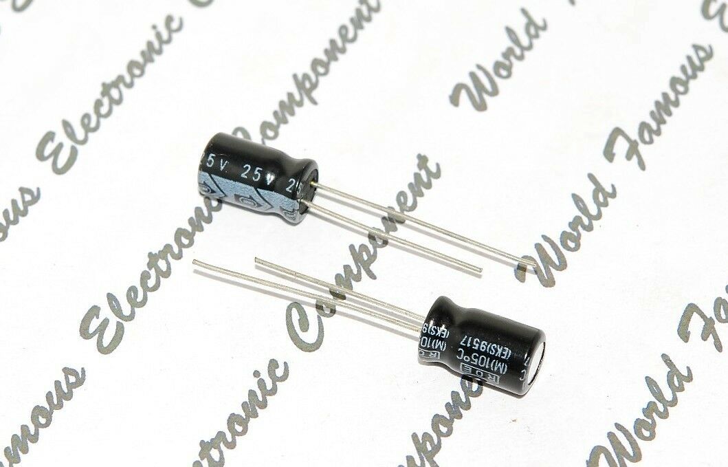 10pcs - Roederstein (ROE) EKS 100uF (100µF) 25V Radial Electrolytic Capacitor
