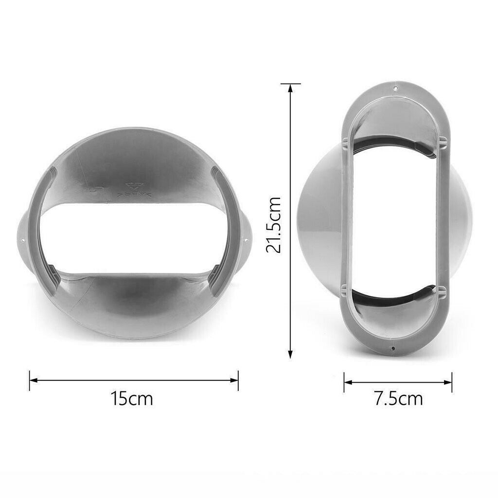 Universal Air Conditioner Plastic Window Adaptor Exhaust Tube Connector