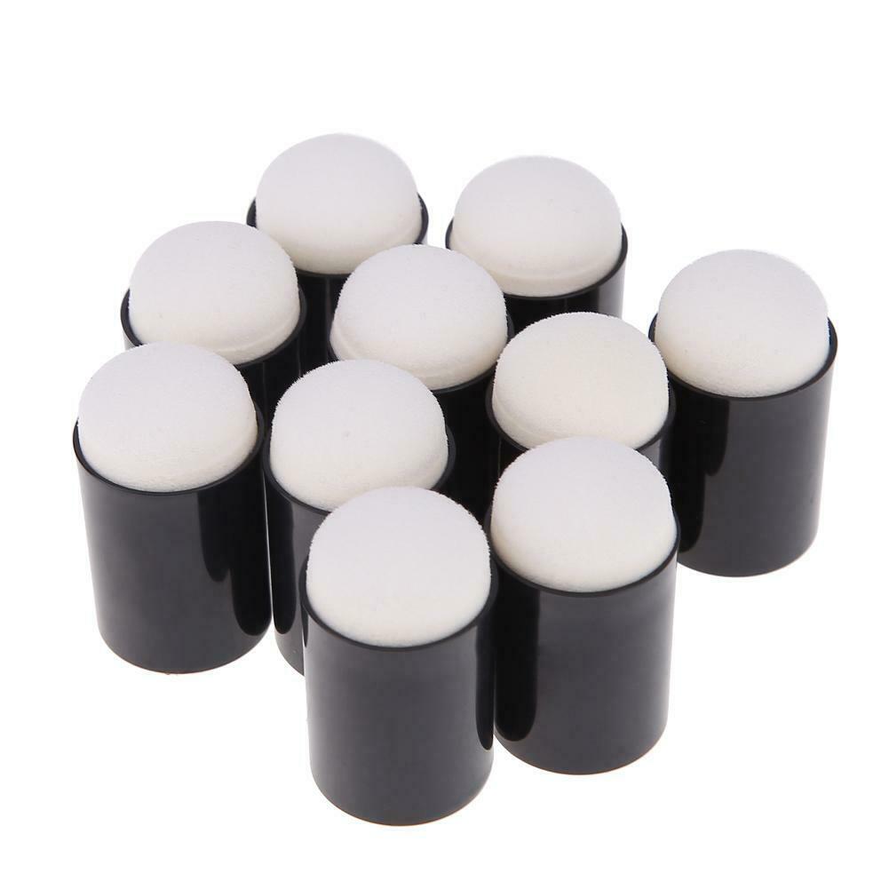 10pcs DIY Craft Drawing Finger Sponge Cover Chalk Ink Picture Painting Tool @