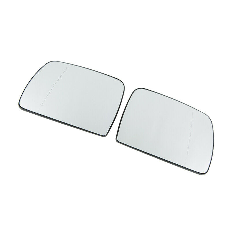 For BMW X5 E53 1999-2006 Car Door Side Wing Mirror Gass Left Right  Heated 2pcs