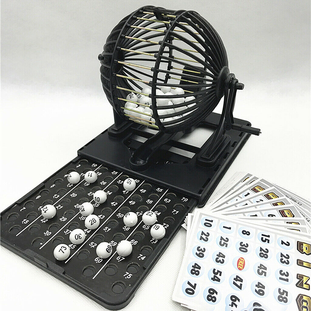 Reusable Bingo Neo Bingo Lotto Machine for Friend Home Party Entertainment