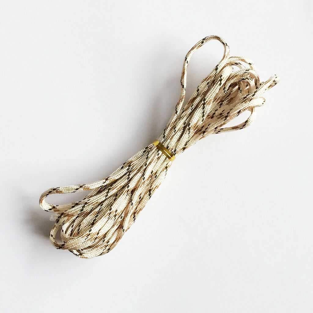6 Pieces 7 Strand Nylon Paracord Parachute Rope Lanyard for Camping Hiking