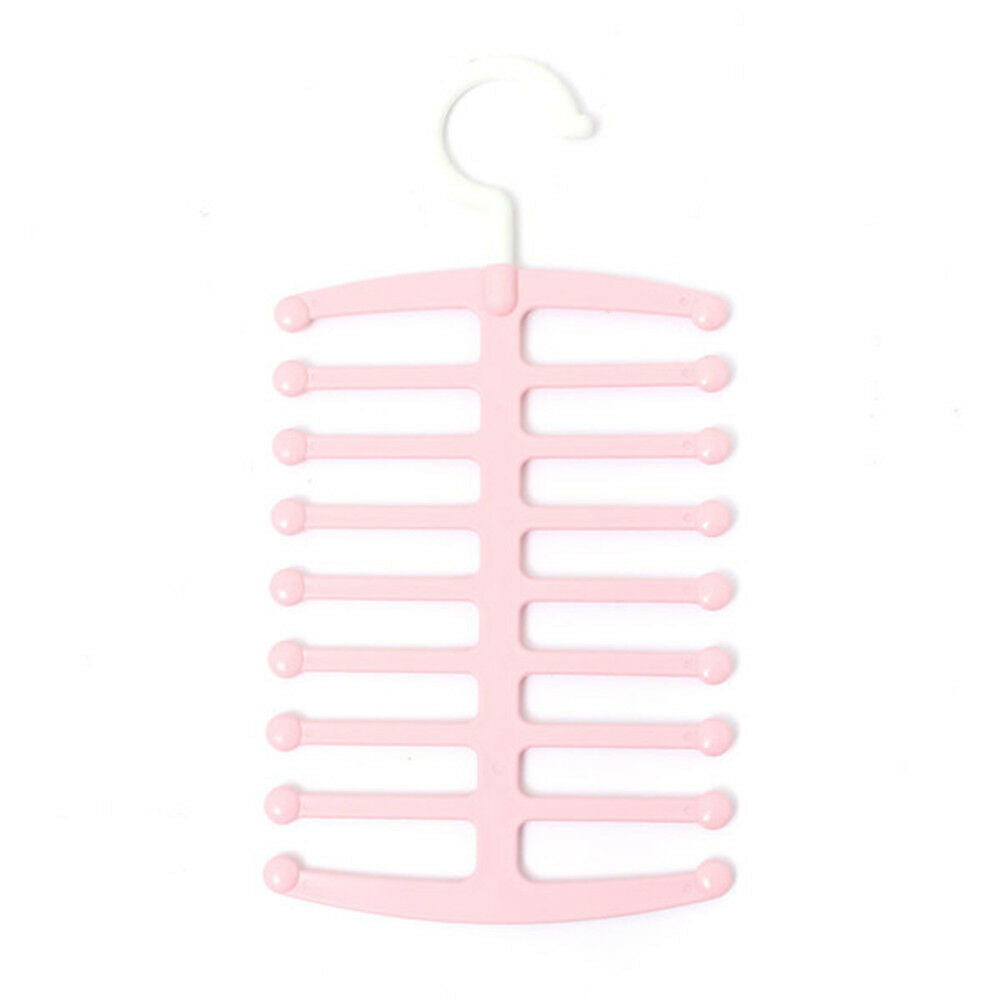 Fishbone Necktie Tie Belt Hanger Rack Shawl Scarf Clip Home Organizer Hol.l8