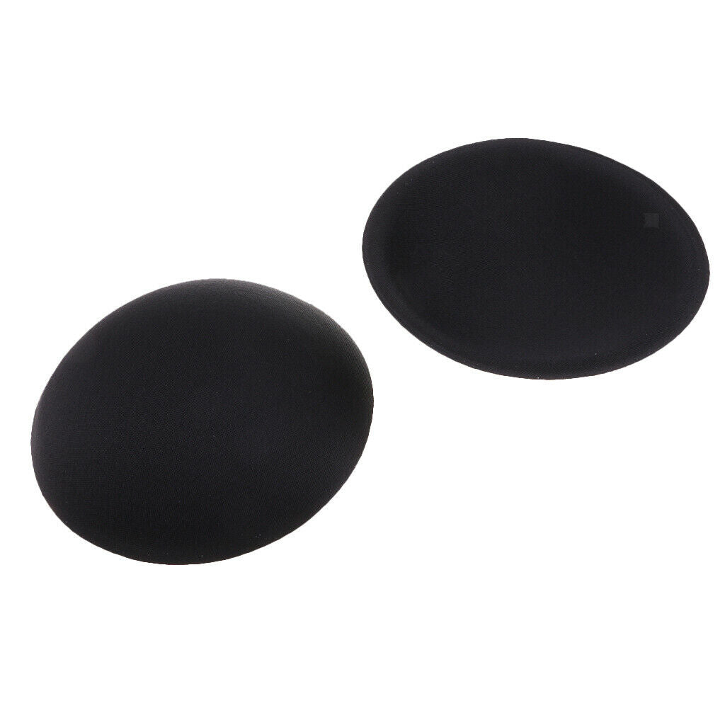 3 Pairs Bikinis Removable Bra Pads Inserts Round Sponge Swim Beachwear Black