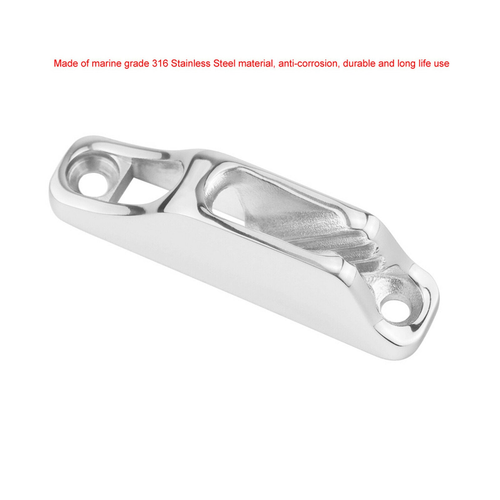 Stainless Steel Strong Boat Rope Clam Cleat Hardware Kayak Accessories 70mm