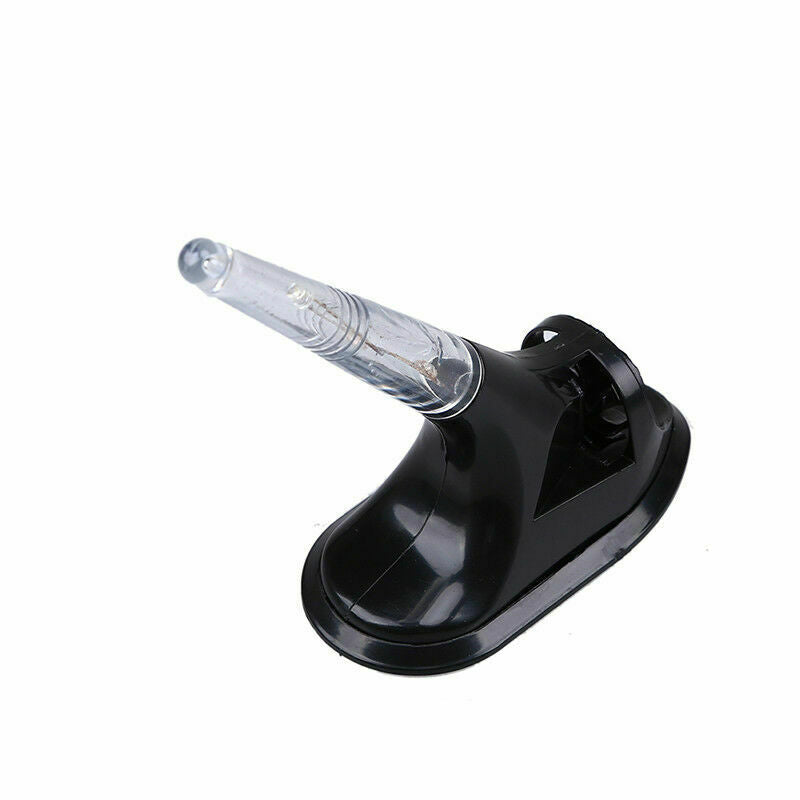 Black Car Vehicle Wind Powered LED Light Shark Fin Aerial Decor Top Roof Antenna