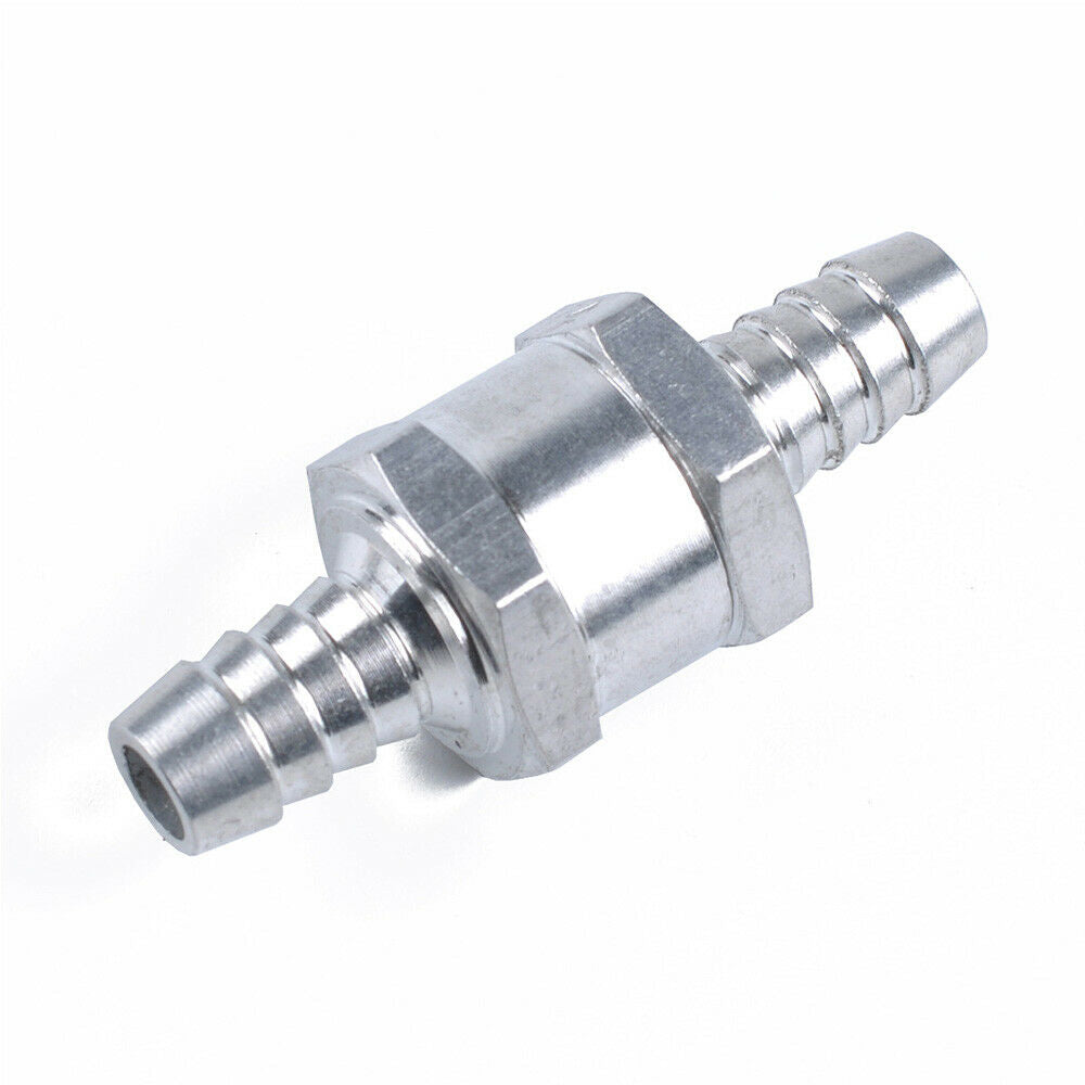 Check Valve 1/2" 12MM Non-Return One Way & Hose Clamps For Cars Caravans RVs