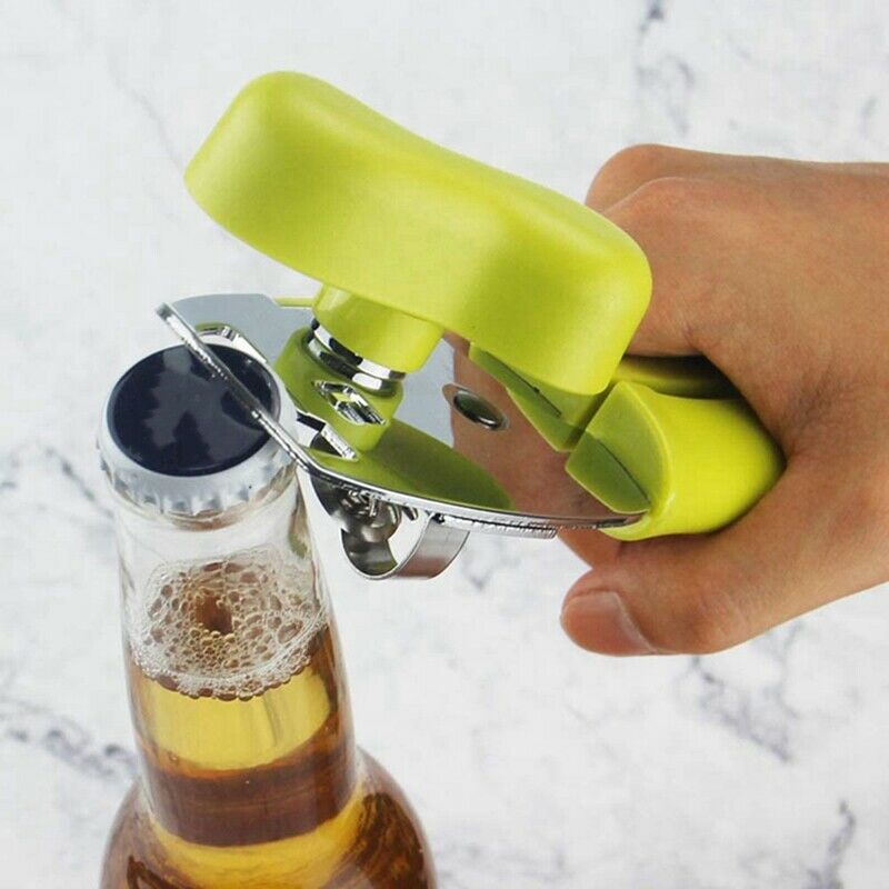 Manual Can Opener, Stainless Steel 8Inch Handheld Multifunction Can Openers D4T7