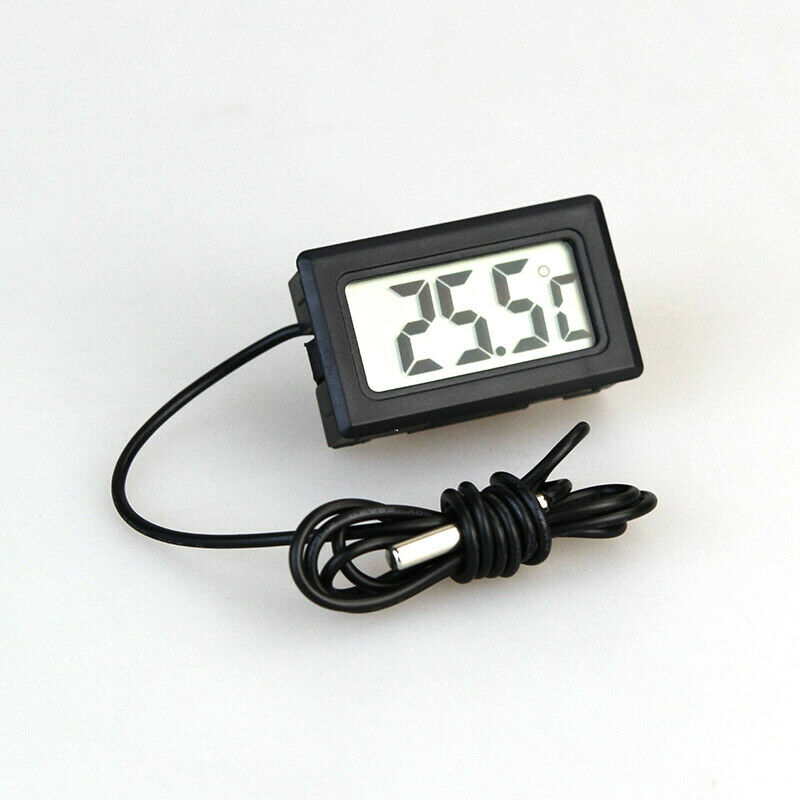 4PCS Mini Tester Car Digital LCD Temperature Thermometer Meter Temp Sensor Probe