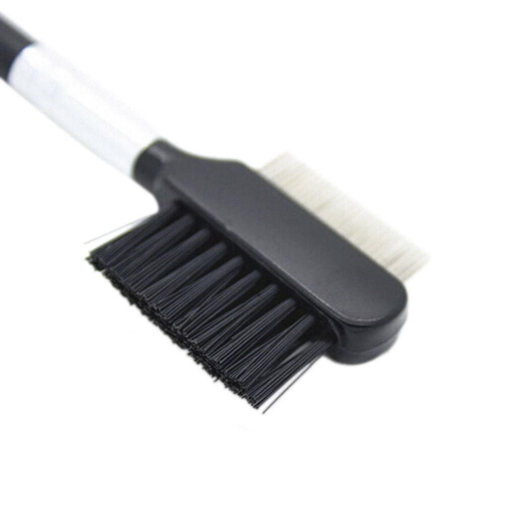 Steel Eyebrow Eyelash Dual-Comb Extension Brush Metal Comb Makeup Tool Ho.l8