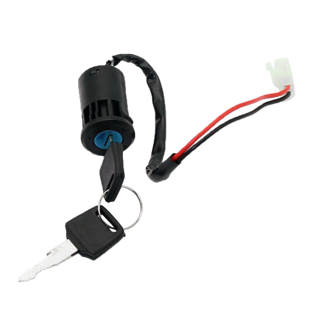 3x 2 Wire Ignition Key Switch Lock & 6 Keys for Scooter Dirt Bike Moped ATV