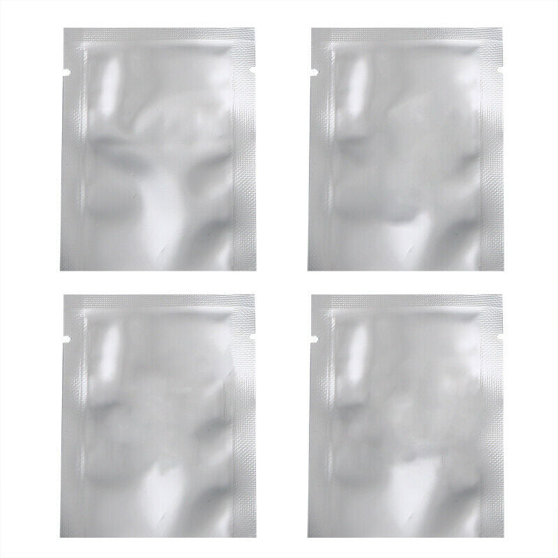 100pcs Foil Pouch Heat Seal Mylar Smell Proof Bags / Storage Bag NEW