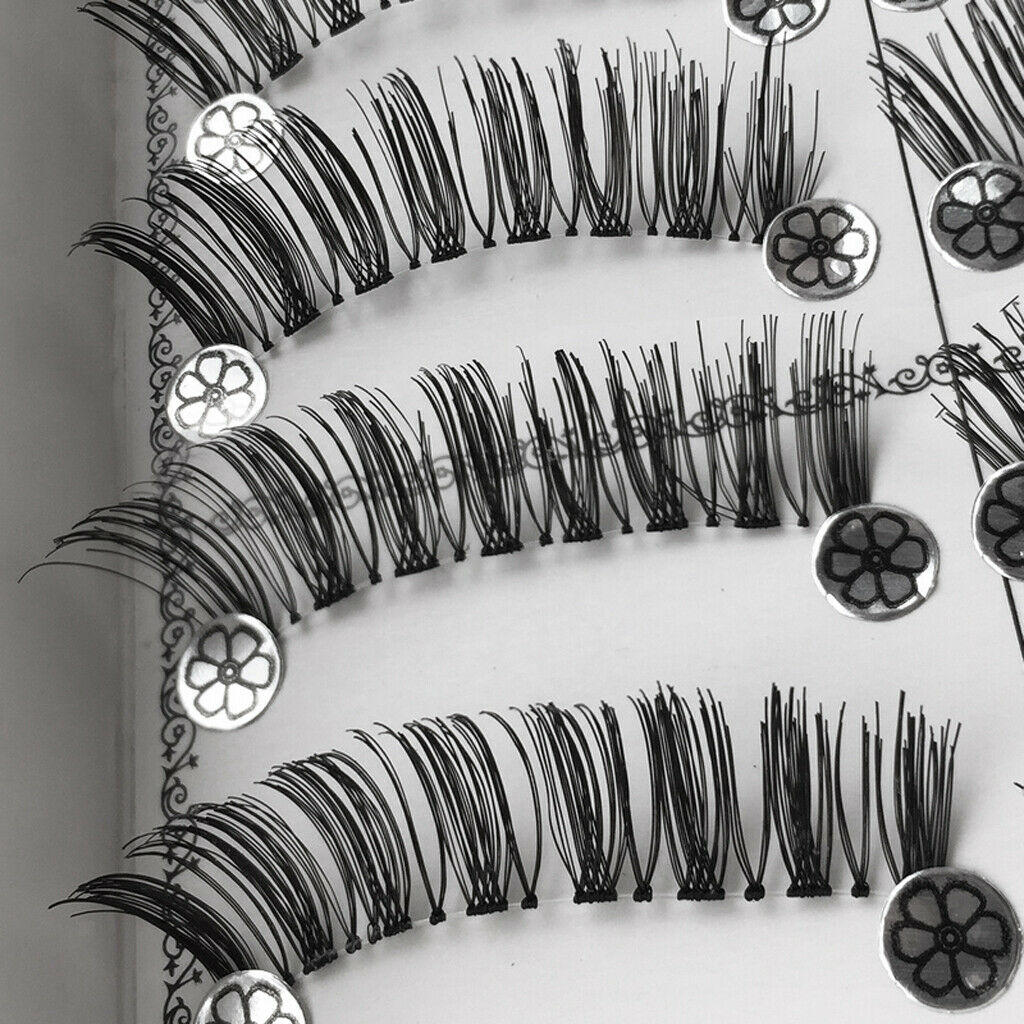 10 Pairs Beauty Natural Make Up Handmade Messy Long Style False Eyelash L03