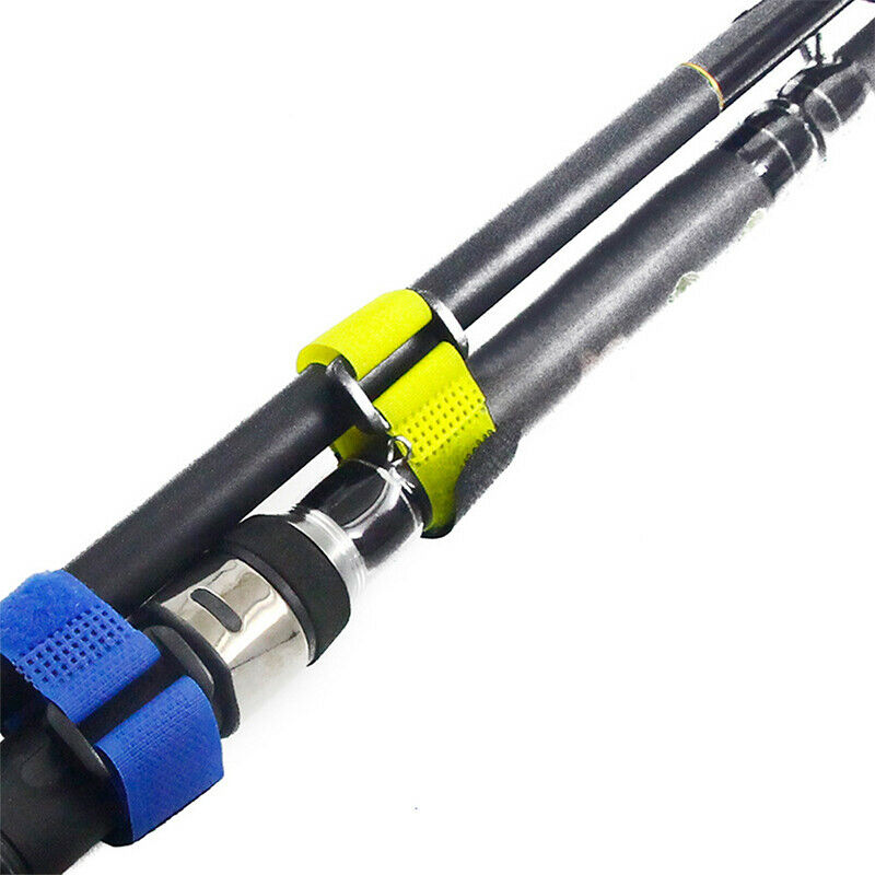 5pcs Outdoor Tied Strap Nylon Button Strap Anti-tie Fishing Rod Binding BeltBDA