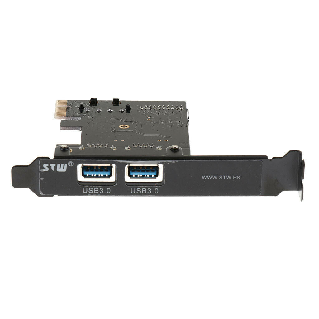 PCI-E to USB3.0 2-Port Express Card with 1 USB3.0 20pin Port&4pin Power Port