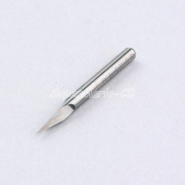 5x High Quality Sharp 10° 0.1mm Carbide Steel CNC Router Pyramid engraving Bits