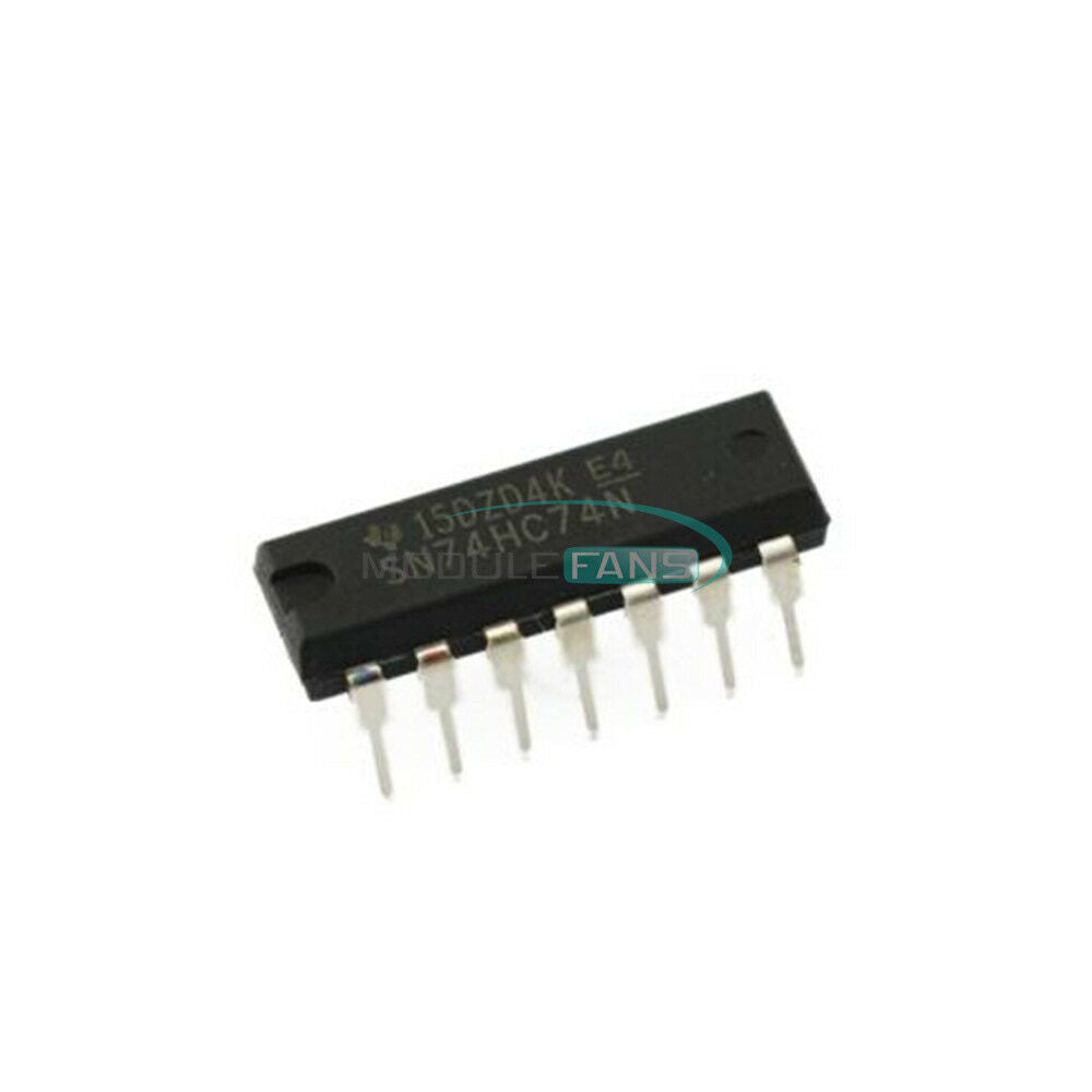 5PCS TI SN74HC74N 74HC74 Integrated Circuit IC DIP-14
