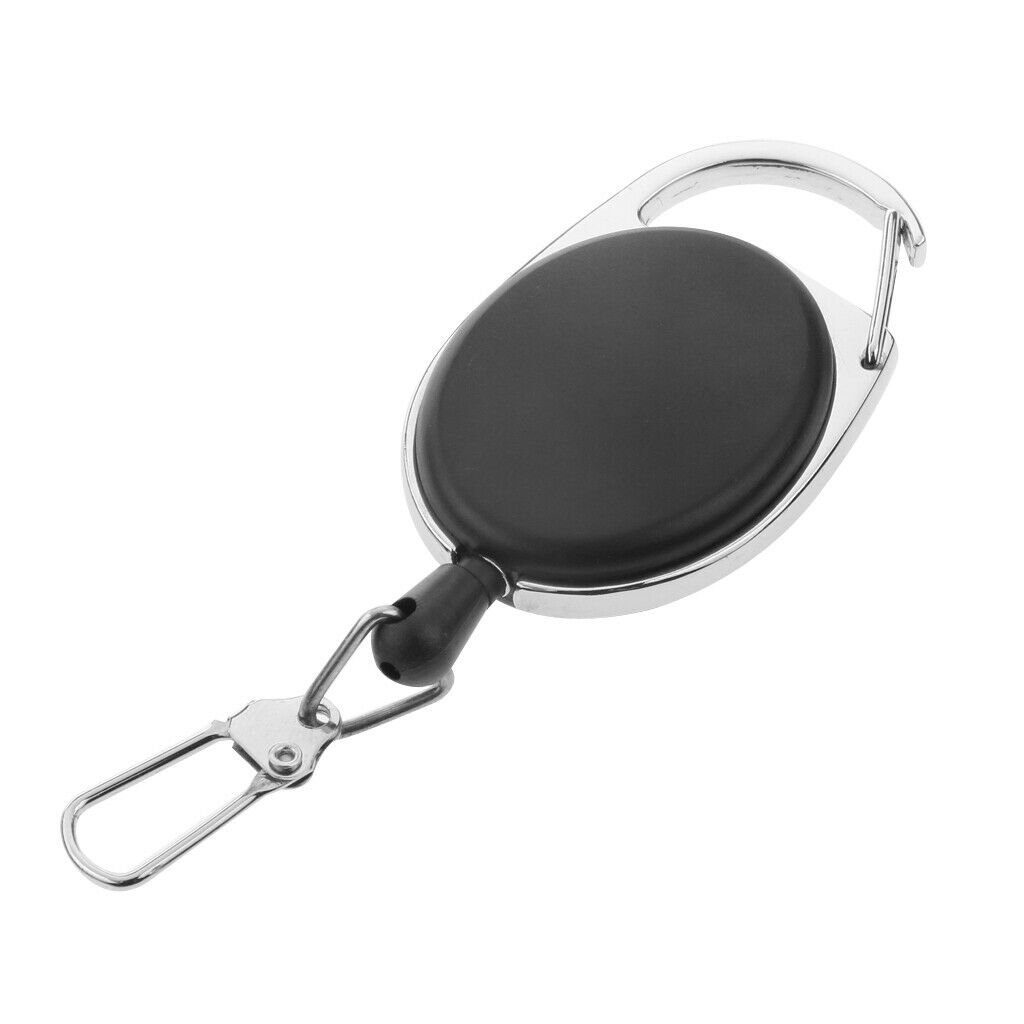 Retractable Anti-Lost Recoil Key Holder Organizer Pull Reel Keychain with Belt