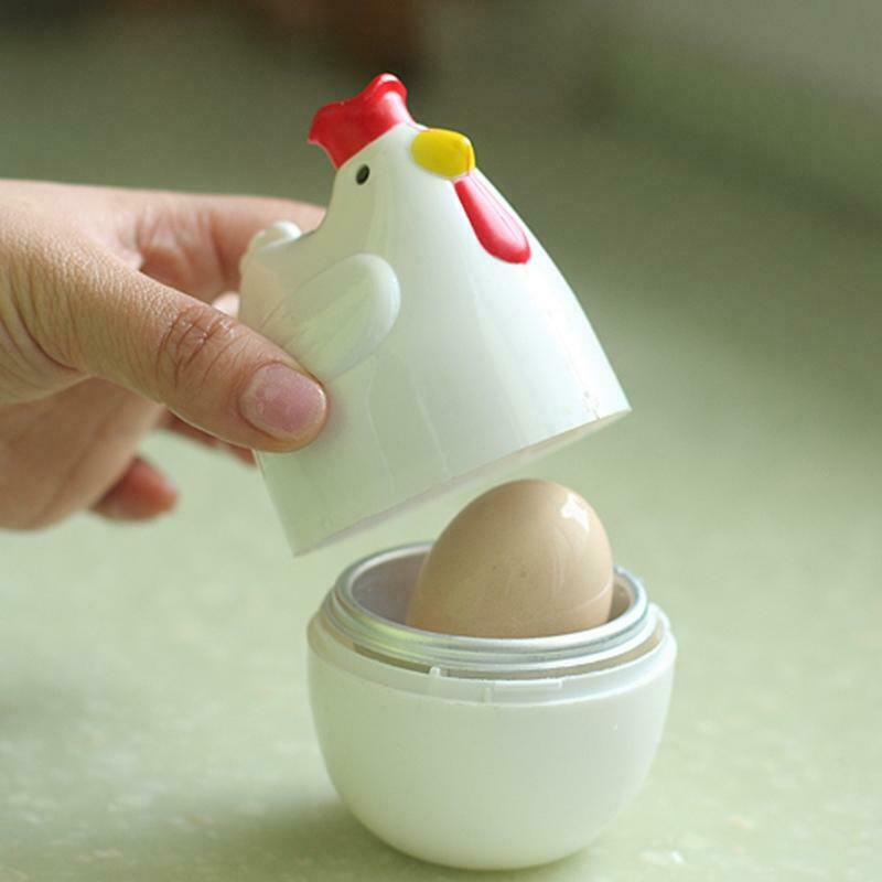 Home Chicken Shaped Microwave One Egg Boiler Cooker Kitchen Cooking Appliance